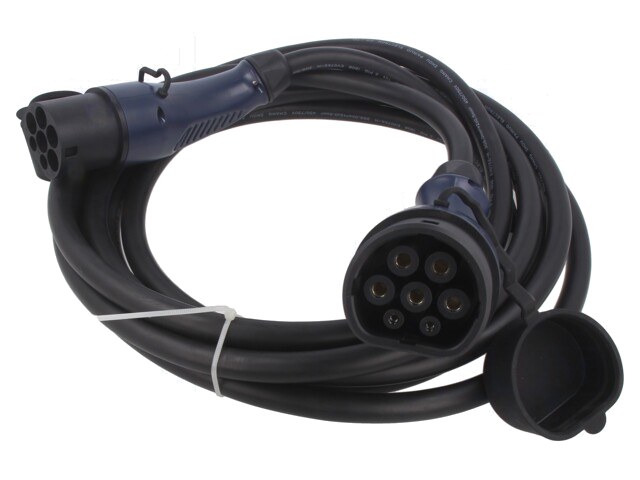 Kabel: eMobility; 2x0,75mm2,3x6mm2; 7,2kW; IP54; 6m; 32A; 1-fasig Kabel: eMobility; 2x0,75mm2,3x6mm2; 7,2kW; IP54; 6m; 32A; 1-fasig